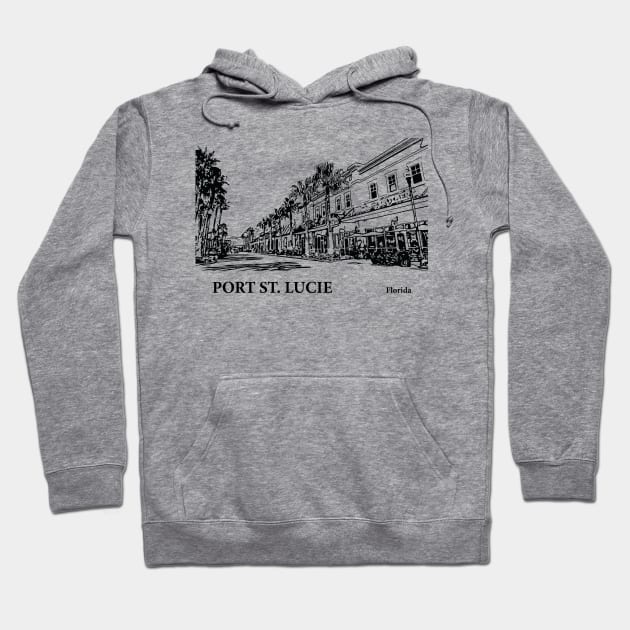 Port St. Lucie - Florida Hoodie by Lakeric